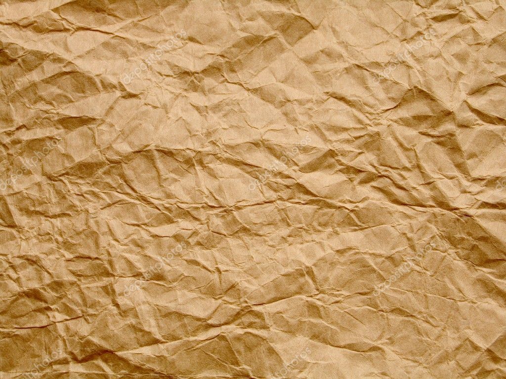 Old crumpled paper Stock Photo by © 6960013