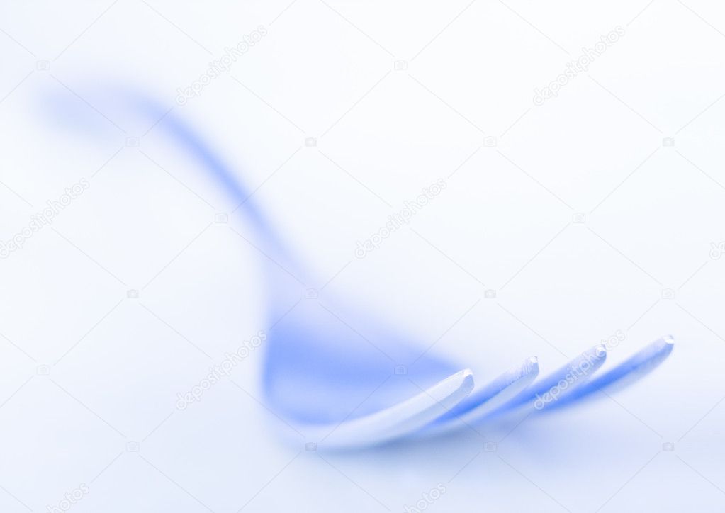 Blue fork