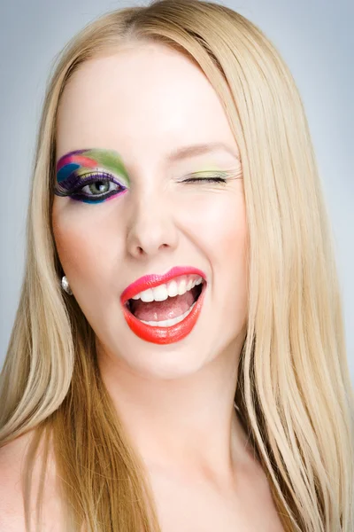 Maquiagem criativa — Fotografia de Stock
