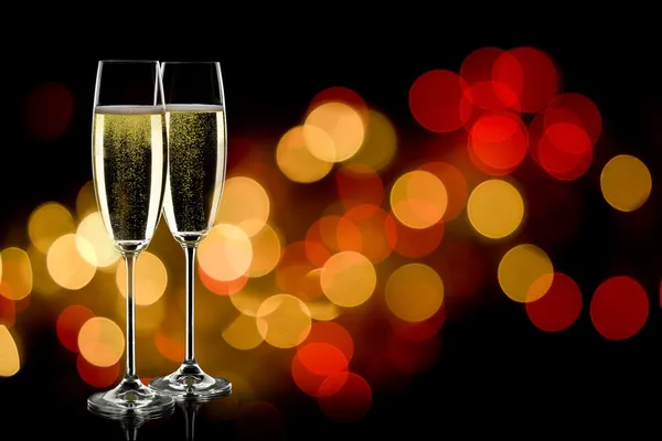 Sklenice na šampaňské — Stock fotografie