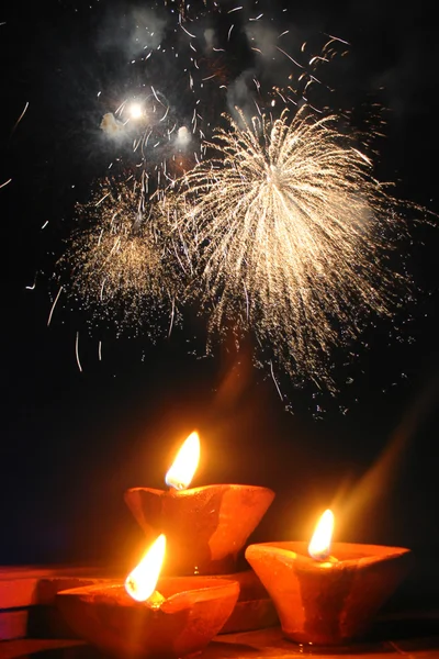 Traditionelles Diwali-Fest — Stockfoto