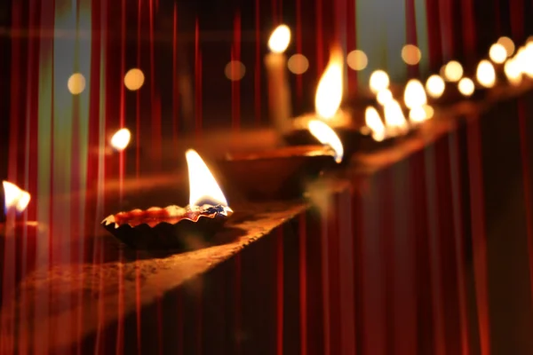 Лампы Дивали — стоковое фото