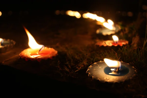 Candele di Diwali — Foto Stock
