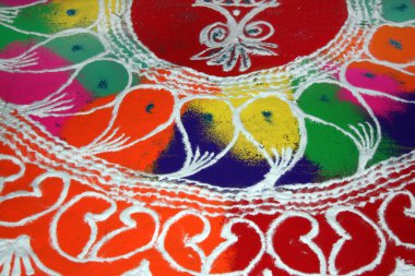 Colorful Rangoli Design clipart