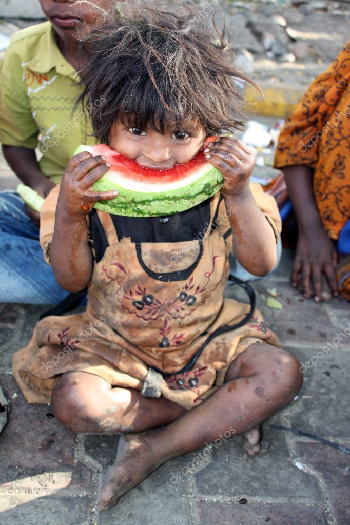 Hungry Poor Girl Stock Photo by ©thefinalmiracle 7383546