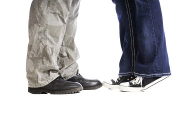 Man And Woman Feet clipart