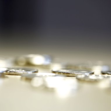 Close up photo of coins