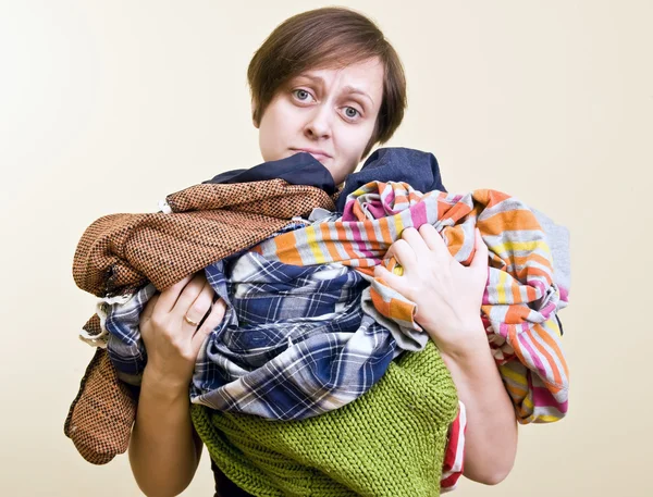 stock image A lot of laundry