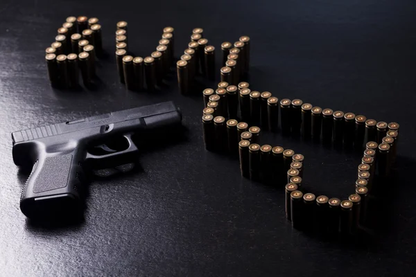 Kézifegyver, pisztoly — Stock Fotó