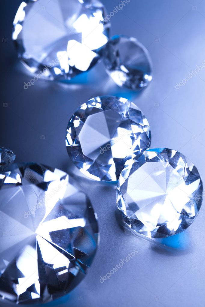 Diamond, a hard, precious, expensive stone
