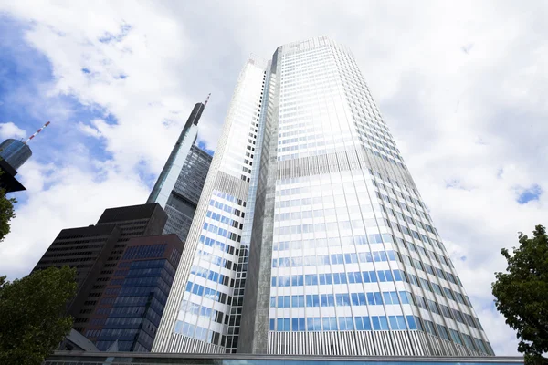 Rascacielos de cristal, centro de negocios — Foto de Stock