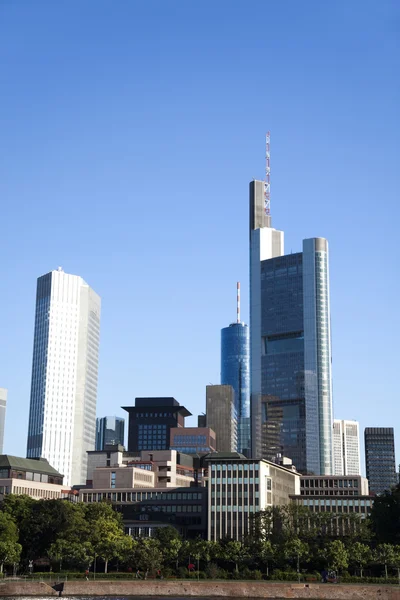 Skyline of Frankfurt — Zdjęcie stockowe