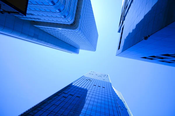 Arranha-céus de vidro, centro de negócios — Fotografia de Stock
