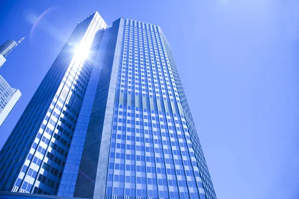 Corporate buildings in perspective — Stock Photo, Image