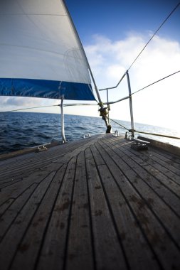 Sailing on the Baltic Sea clipart