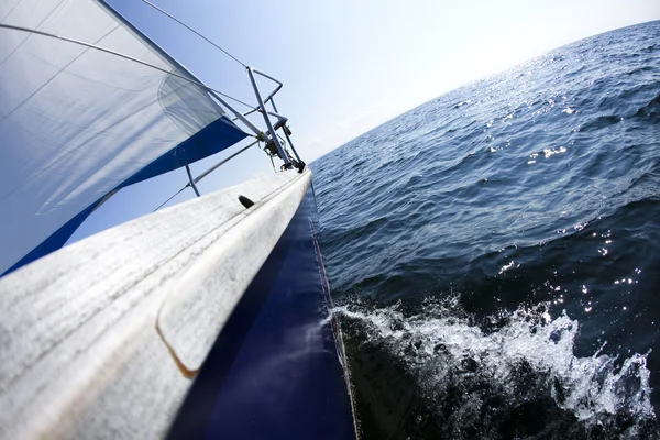 stock image Sailing in the open sea