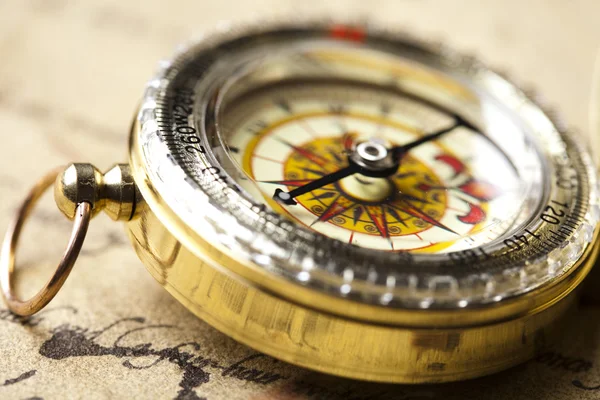 Old style compass — Stock Photo, Image