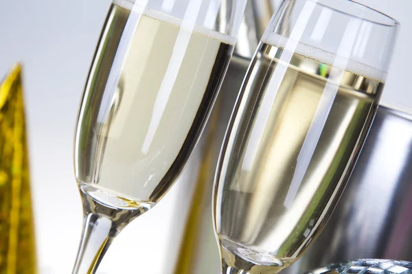 Festa de champanhe — Fotografia de Stock