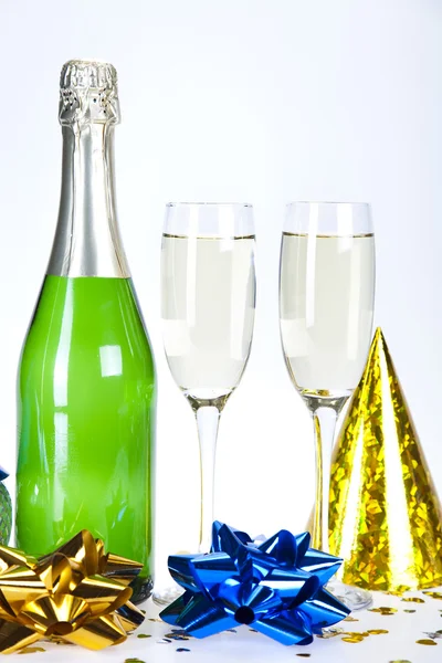 Šampaňské, nové roky, oslava — Stock fotografie