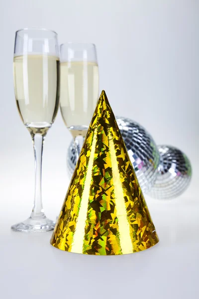 Шампанське, новий рік, святкування — стокове фото