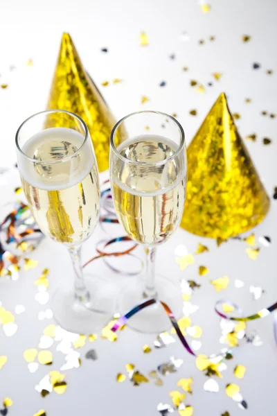 Festa de champanhe — Fotografia de Stock