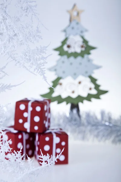 Vágott fenyő és a karácsony — Stock Fotó