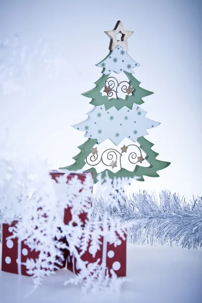 스프루 스 컷과 크리스마스 — 스톡 사진