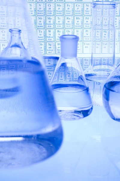 Chemistry equipment, laboratory glassware — Stock Photo, Image