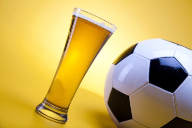 Beer collection, footbal clipart