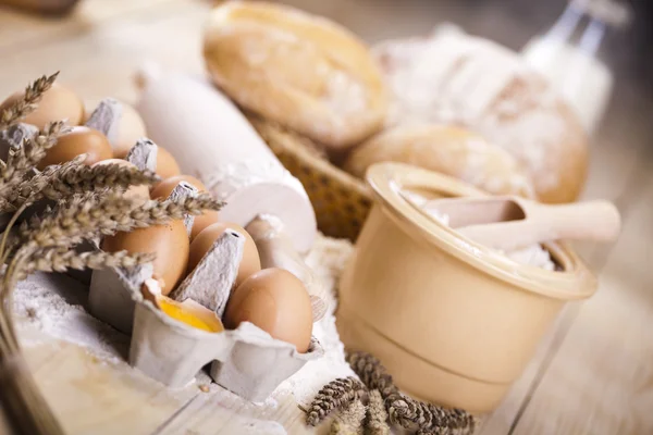 Stock image Assortment of baked bread