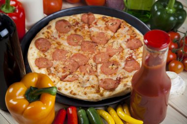 İtalyan pizzası.