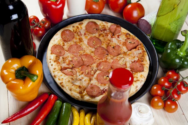 Legfelsőbb pizza — Stock Fotó