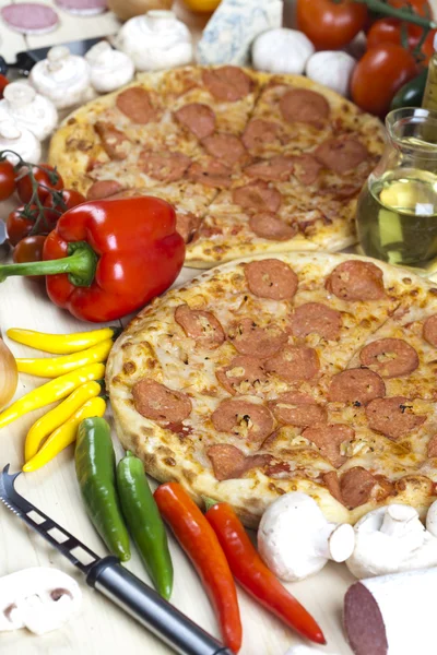 Nejvyšší pizza — Stock fotografie
