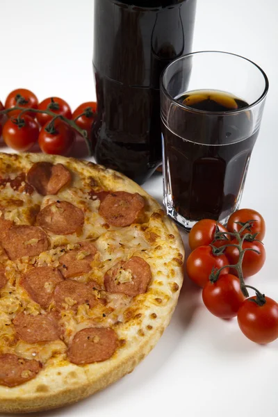 Högsta pizza — Stockfoto