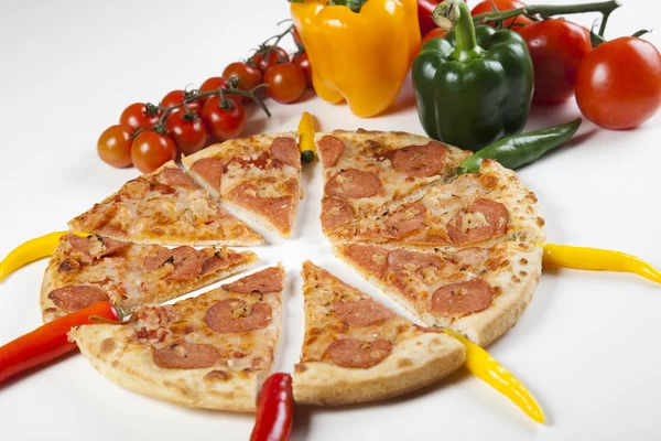 Pizza et cuisine italienne — Photo
