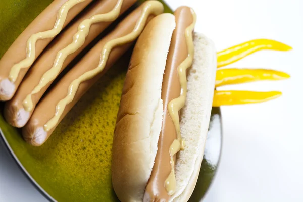 Hot dog américain — Photo