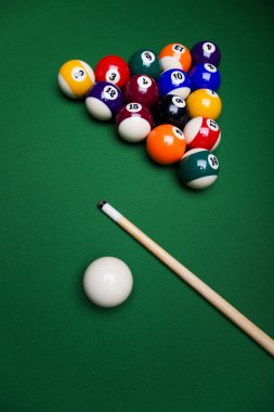 yakın çekim bilardo topları