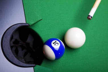 yakın çekim bilardo topları