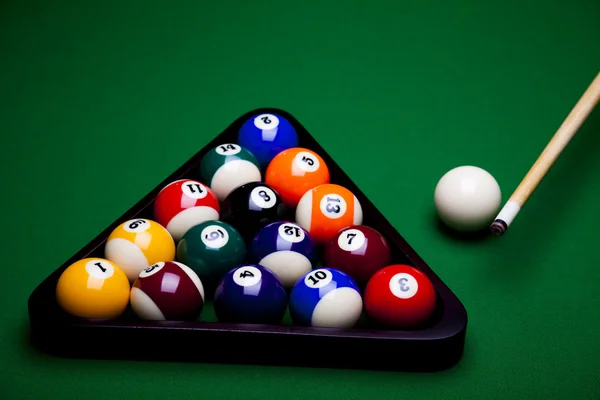 Spela pool — Stockfoto