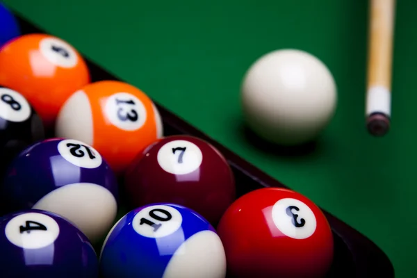 Billiard balls, pool — Stock Photo, Image