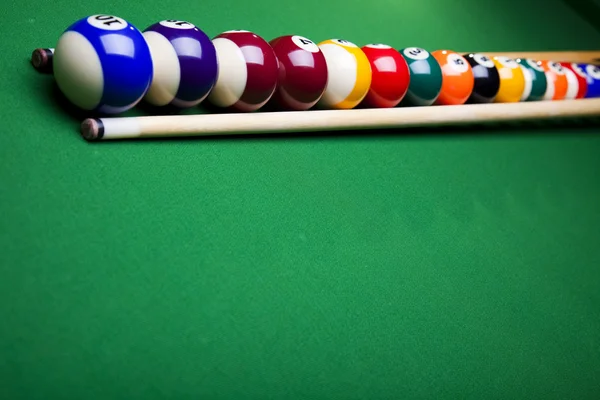 Billiard oyunu — Stok fotoğraf