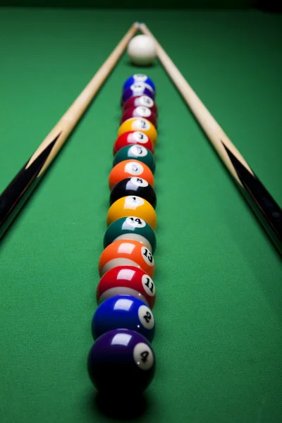 Close up shot of pool ball — Stock Photo, Image