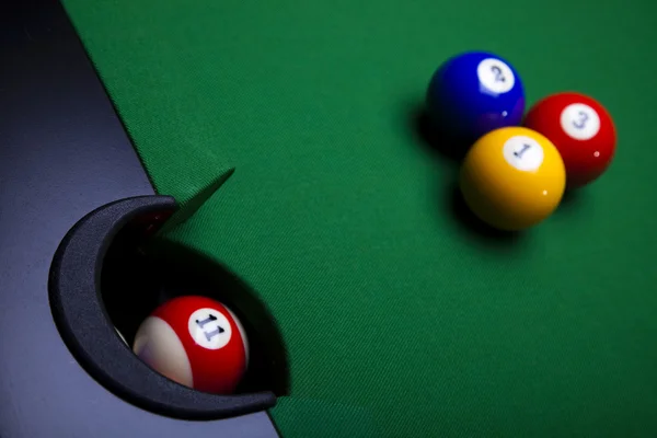 Close-up billiard balls — Stock Photo, Image