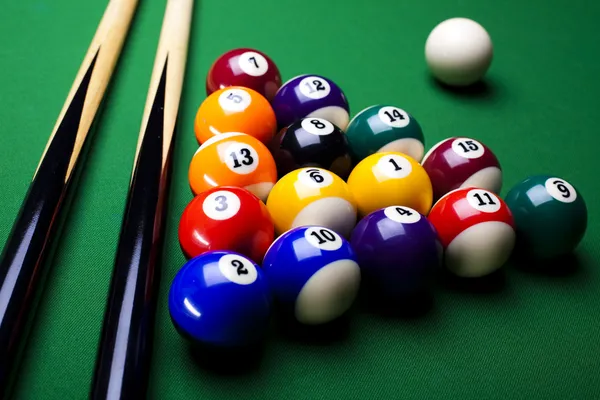 Billiard background — Stock Photo, Image