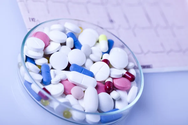 Kolekcja leków - tabletki — Zdjęcie stockowe