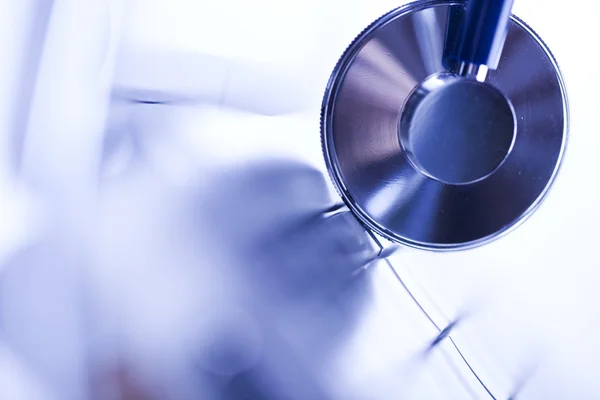 stock image Laptop, notebook and Stethoscope