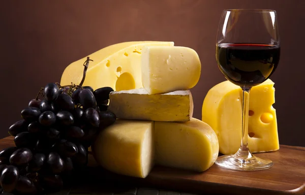 Background of fresh cheese — Stock Photo, Image