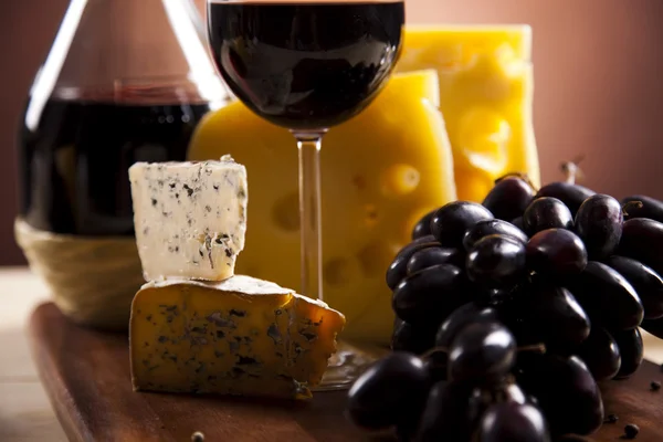 Wine and cheese Royalty Free Stock Images