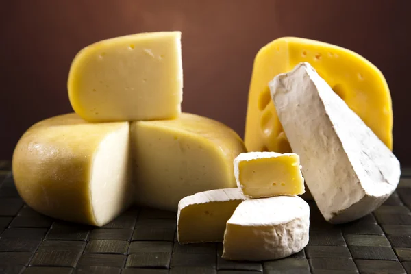 Contexte du fromage frais — Photo