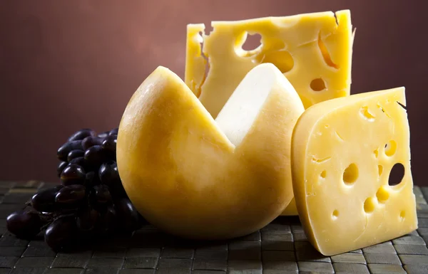 Background of fresh cheese — Stock Photo, Image
